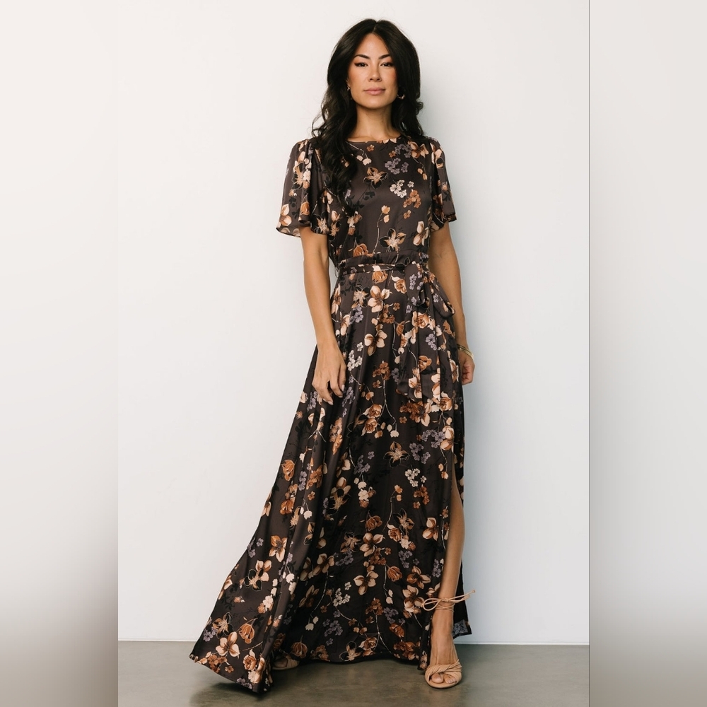 Baltic Born Agnes Satin Maxi Dress - Picture 3 of 4